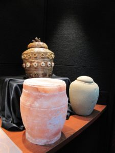 cremation urns and niches / San Gabriel Cemetery
